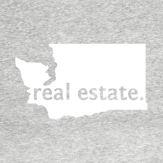 Washington State Real Estate T-Shirt by Proven By Ruben